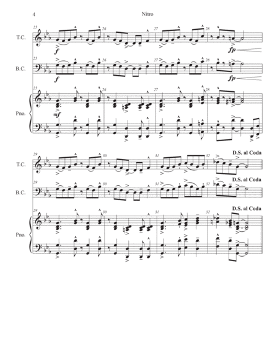 Nitro - Flex Solo for All Instruments Small Ensemble scores gallery preview page 4