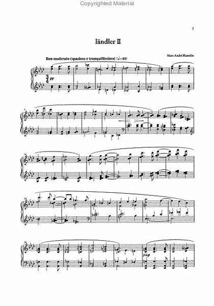 Con Intimissimo Sentimento (A Collection of Seven Pieces for Solo Piano)