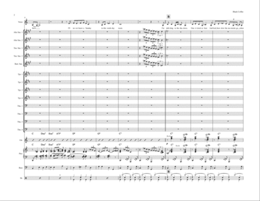 Black Coffee Jazz Ensemble scores gallery preview page 2