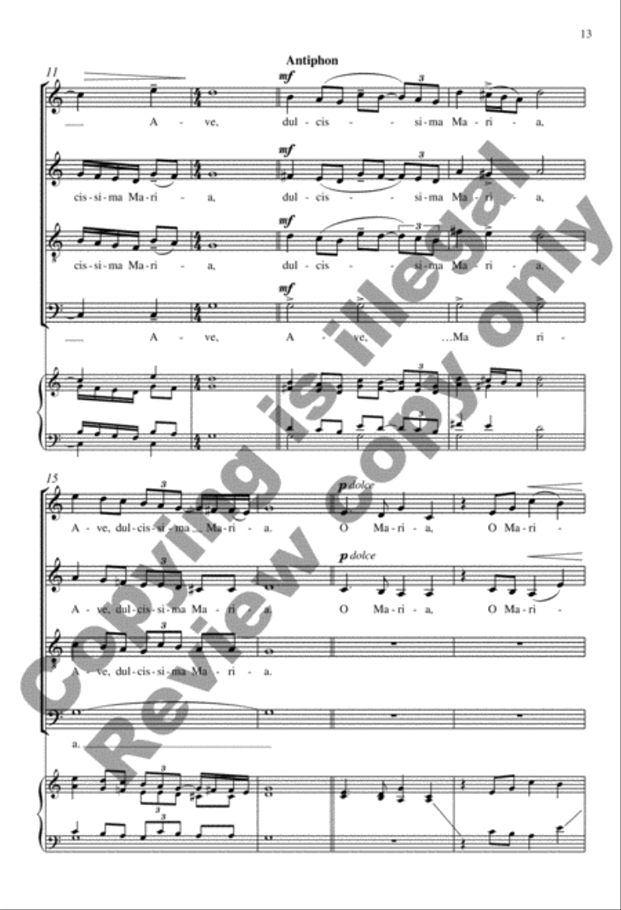 Selected Sacred Choral Works of Julian Wachner, Volume 2 4-Part scores gallery preview page 10