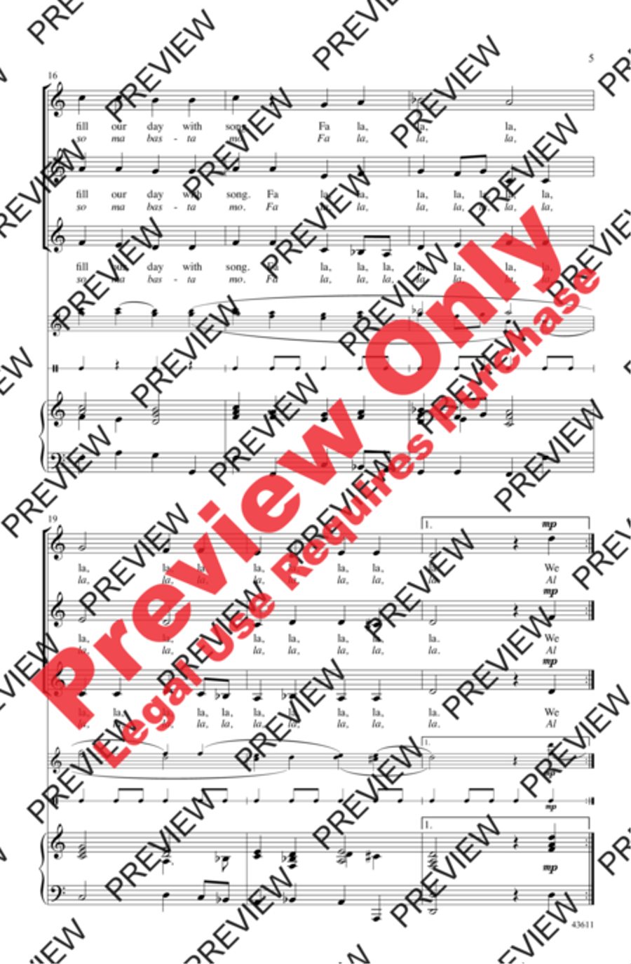 This Is Our Time for Singing Women's Choir scores gallery preview page 5