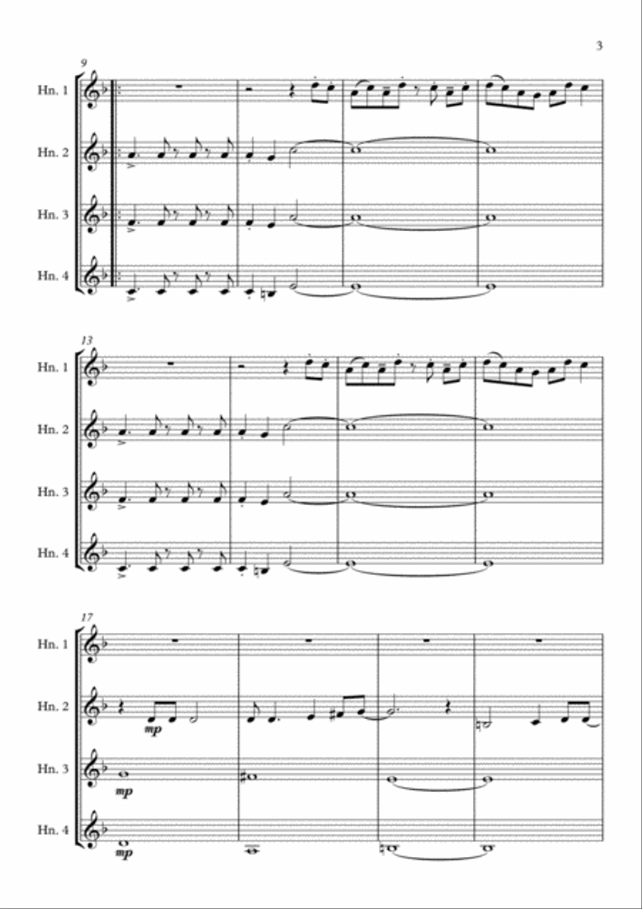 Africa Africa Brass Quartet scores gallery preview page 3