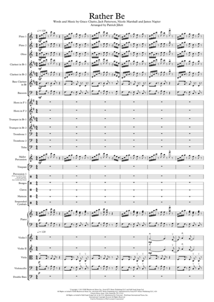 Rather Be - Arranged for School Orchestra image number null
