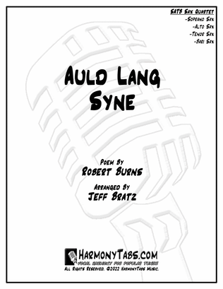 Auld Lang Syne (SATB Sax Quartet)