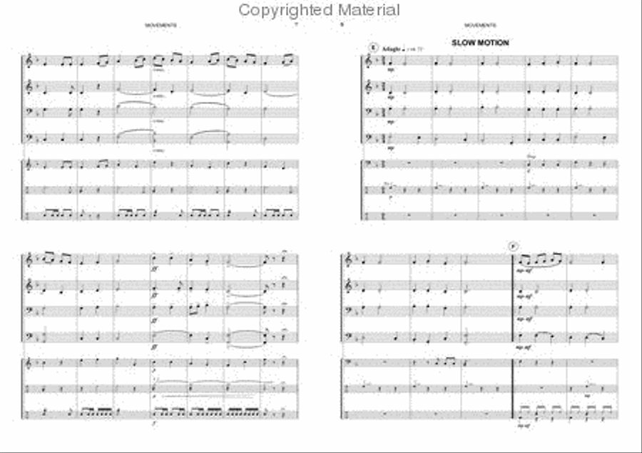 Movements Movements Concert Band scores gallery preview page 4
