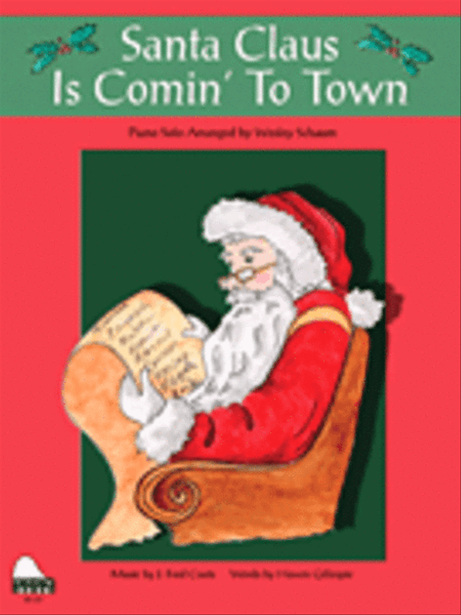 Santa Claus Is Comin' to Town Piano Method scores gallery preview page 1