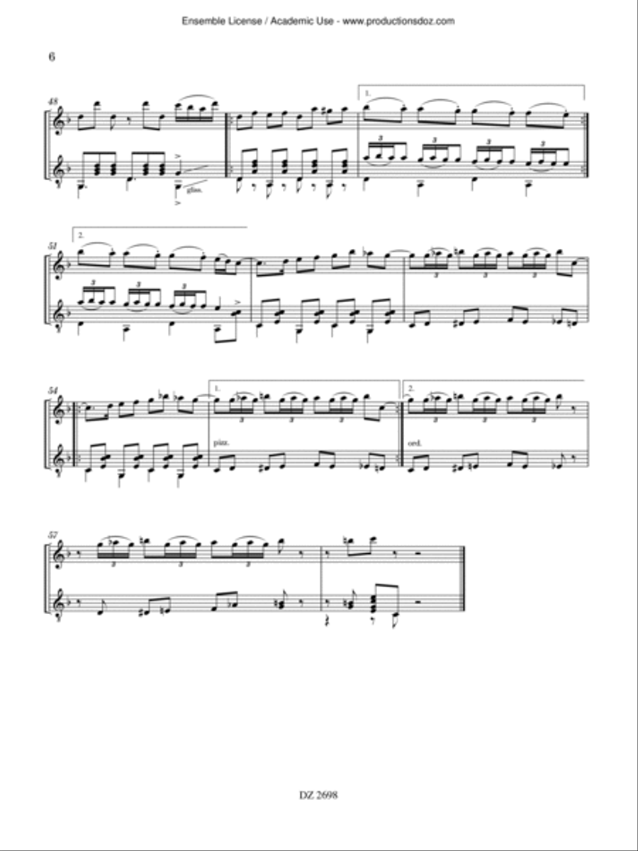 Rootveld Klezmer Suite Rootveld Klezmer Suite Flute scores gallery preview page 6