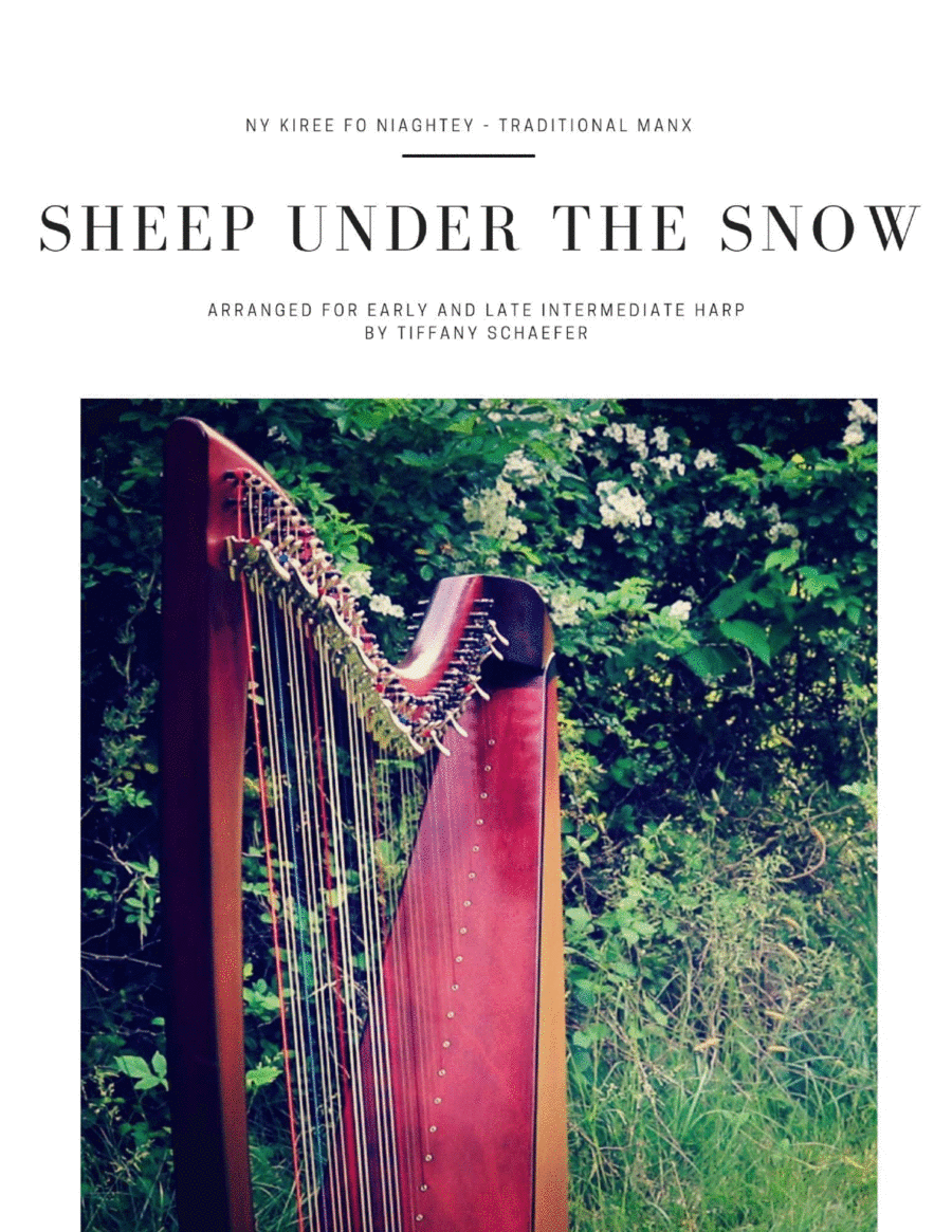 The Sheep Under the Snow: Early Intermediate (Small Harp) and Late Intermediate (Floor Harp) Harp scores gallery preview page 1