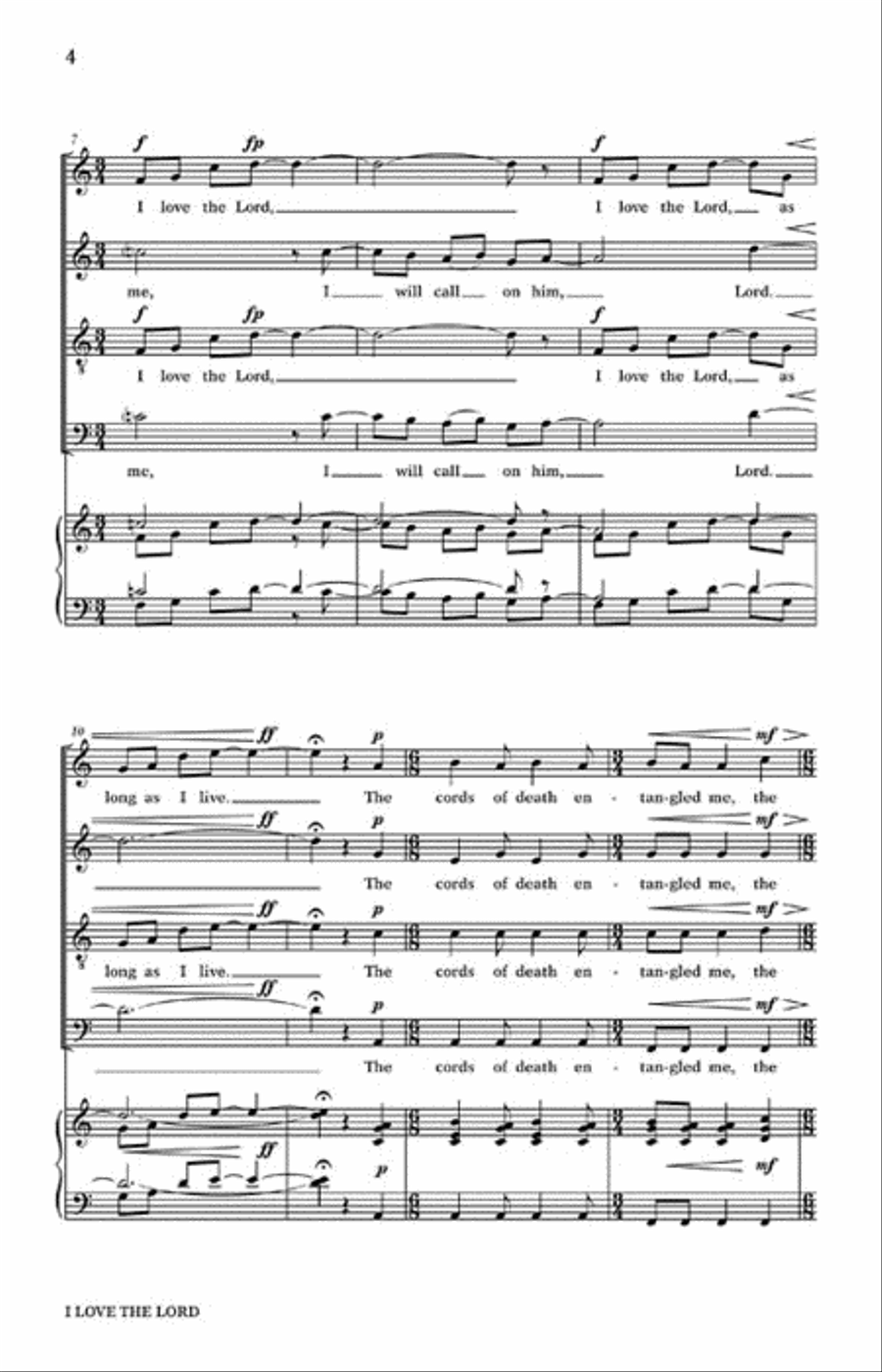 I Love the Lord (Psalm 116) Divisi scores gallery preview page 3