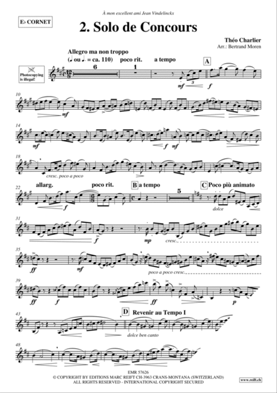 2. Solo de Concours 2. Solo de Concours Cornet scores gallery preview page 3
