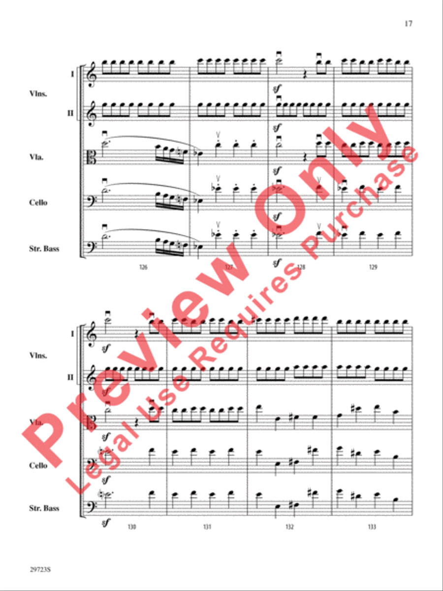 Symphony No. 41 String Orchestra scores gallery preview page 18