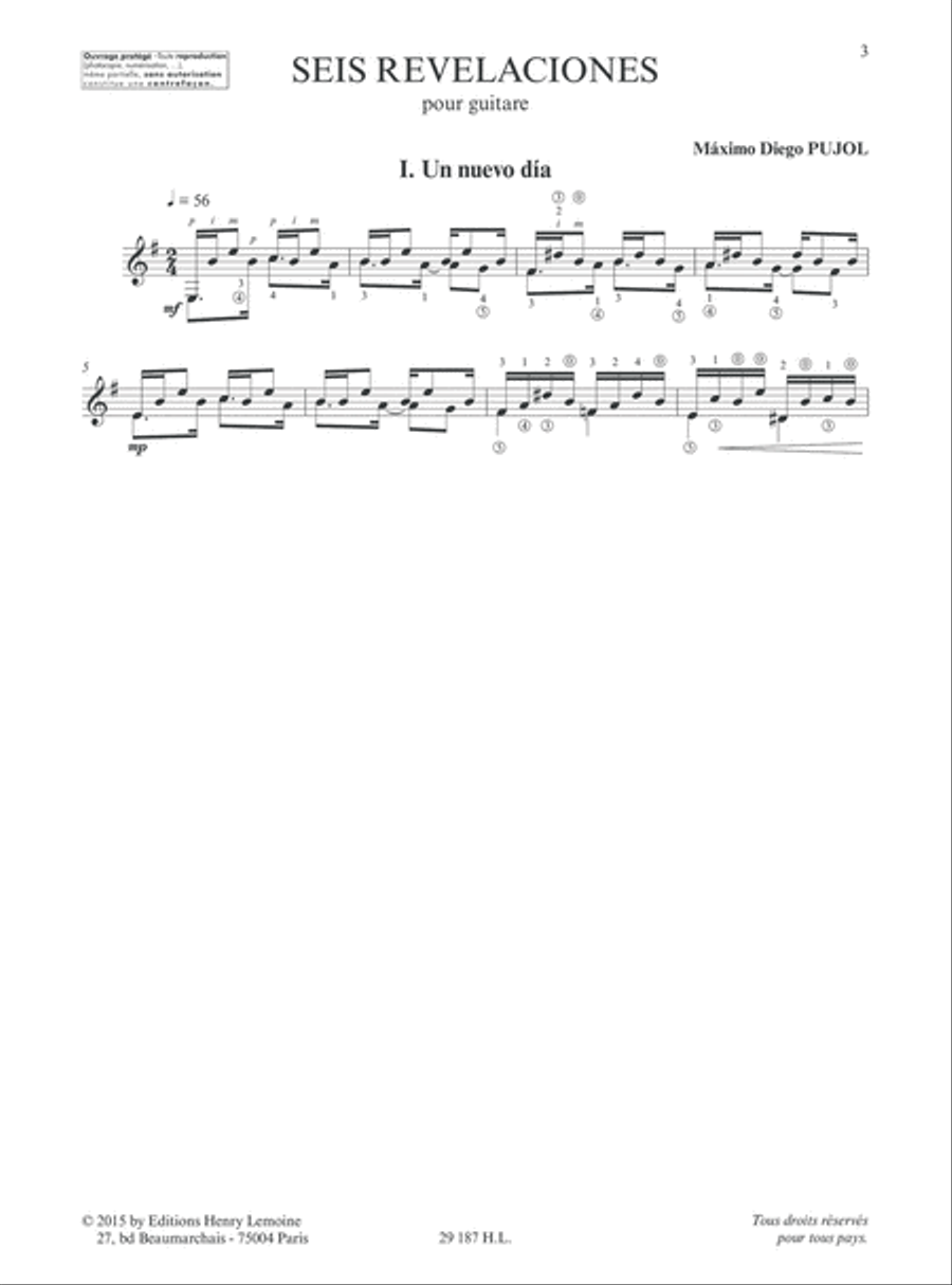 Revelaciones (6) Acoustic Guitar scores gallery preview page 2