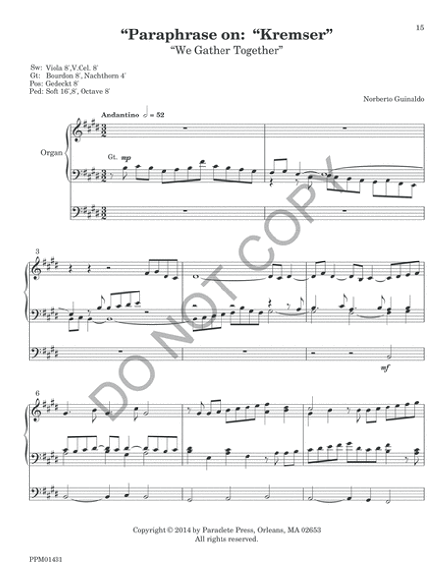 Thanksgiving and Harvest Thanksgiving and Harvest Organ scores gallery preview page 18
