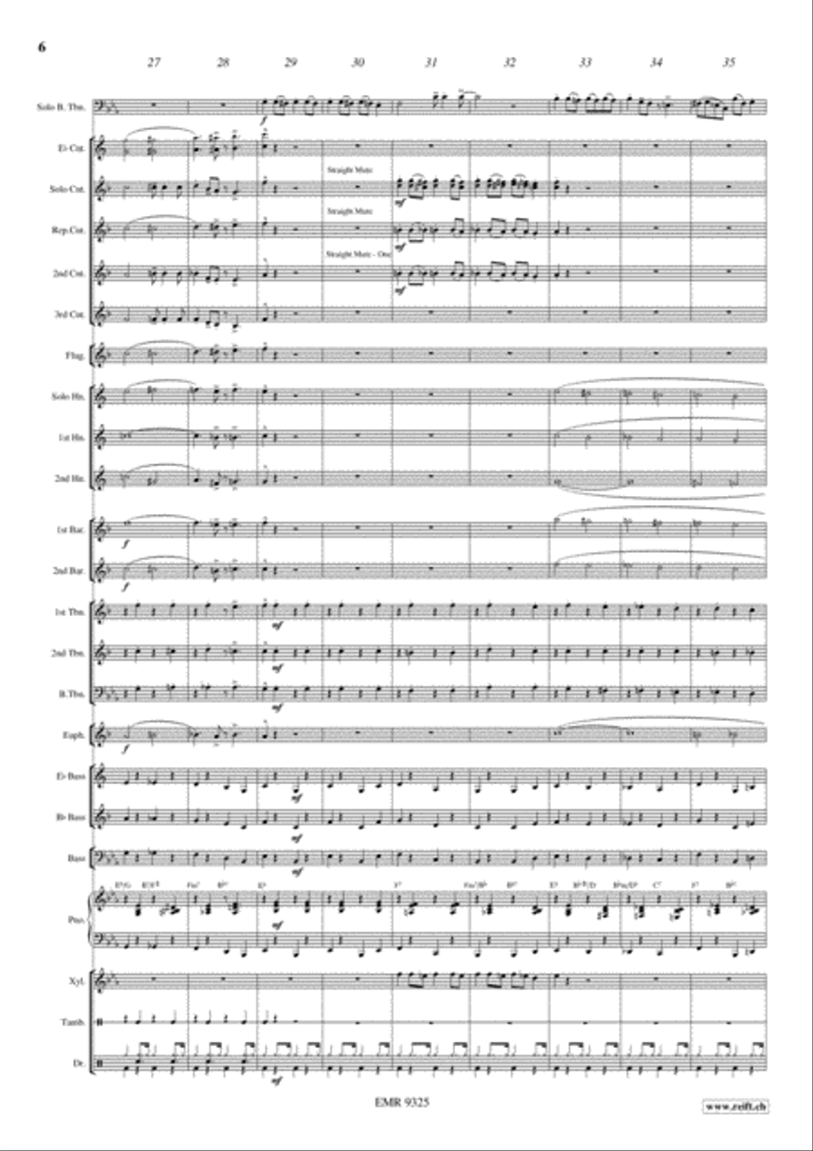 Stovepipe Stomp Brass Band scores gallery preview page 7
