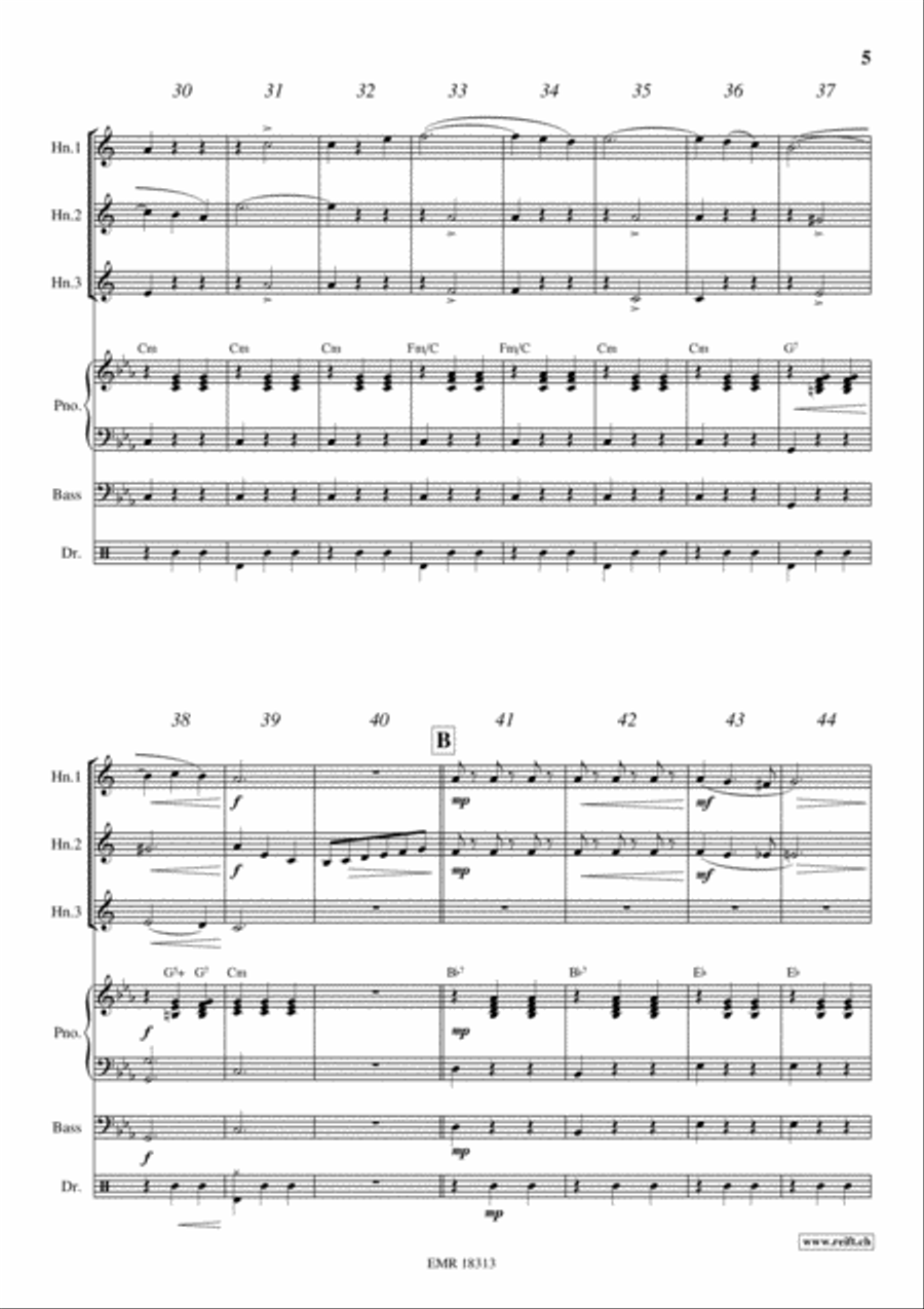 Donauwellen Horn scores gallery preview page 5