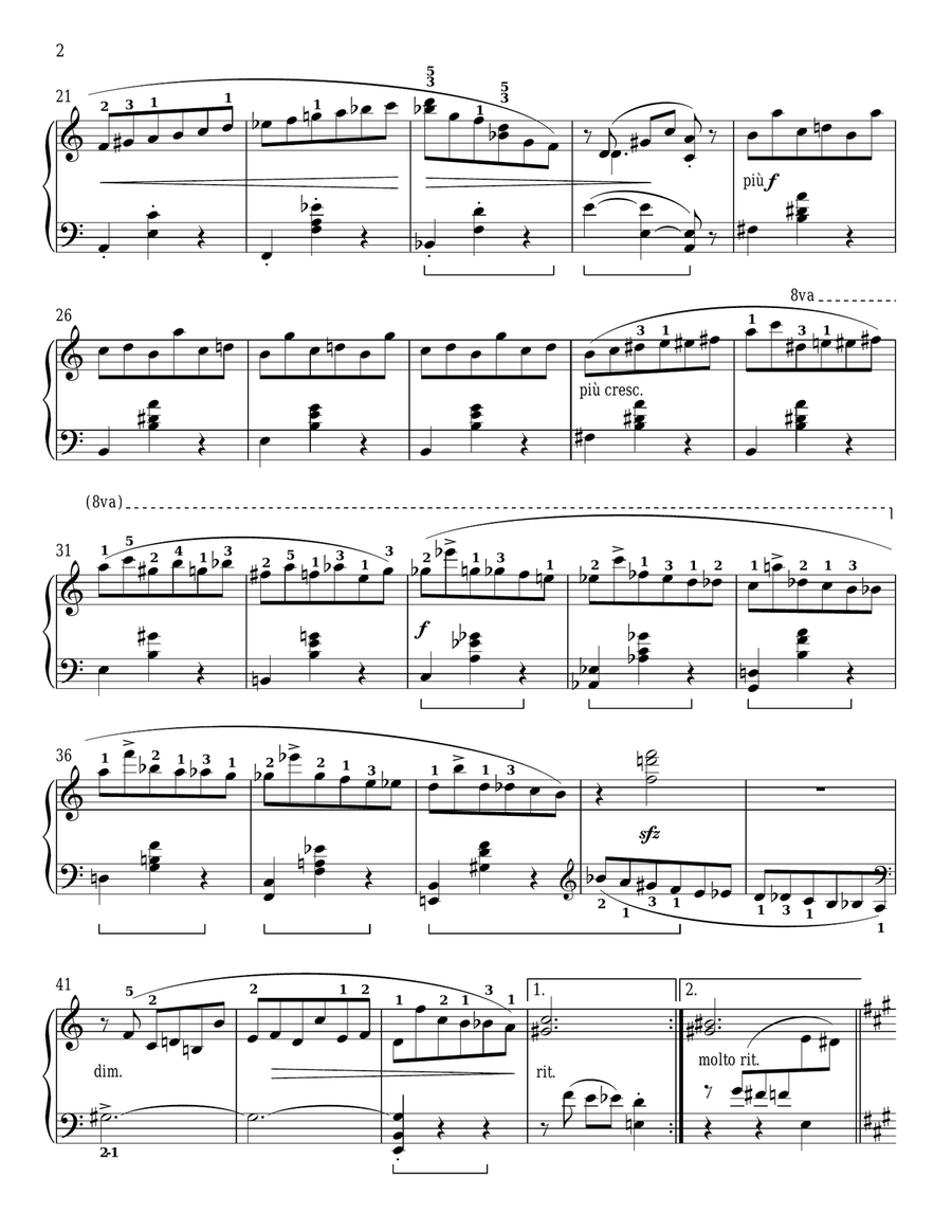 Honeysuckle Piano Solo scores gallery preview page 2