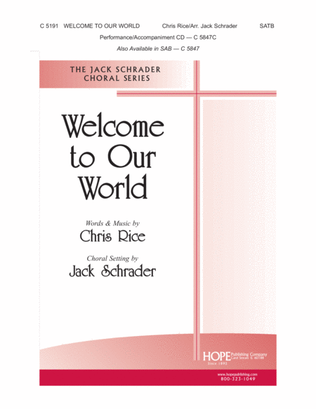 Book cover for Welcome to Our World