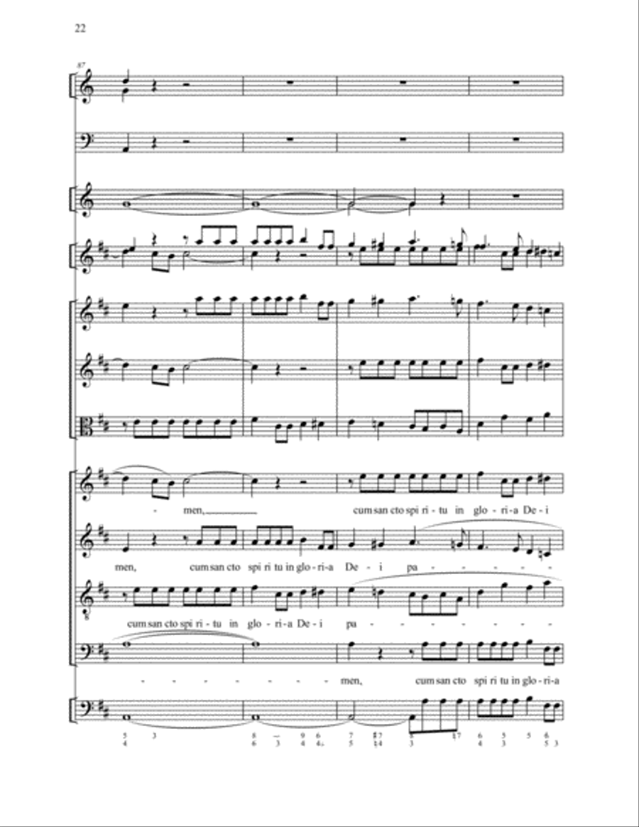 Quoniam Quoniam 4-Part scores gallery preview page 8