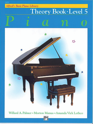Book cover for Alfred's Basic Piano Course Theory, Level 5