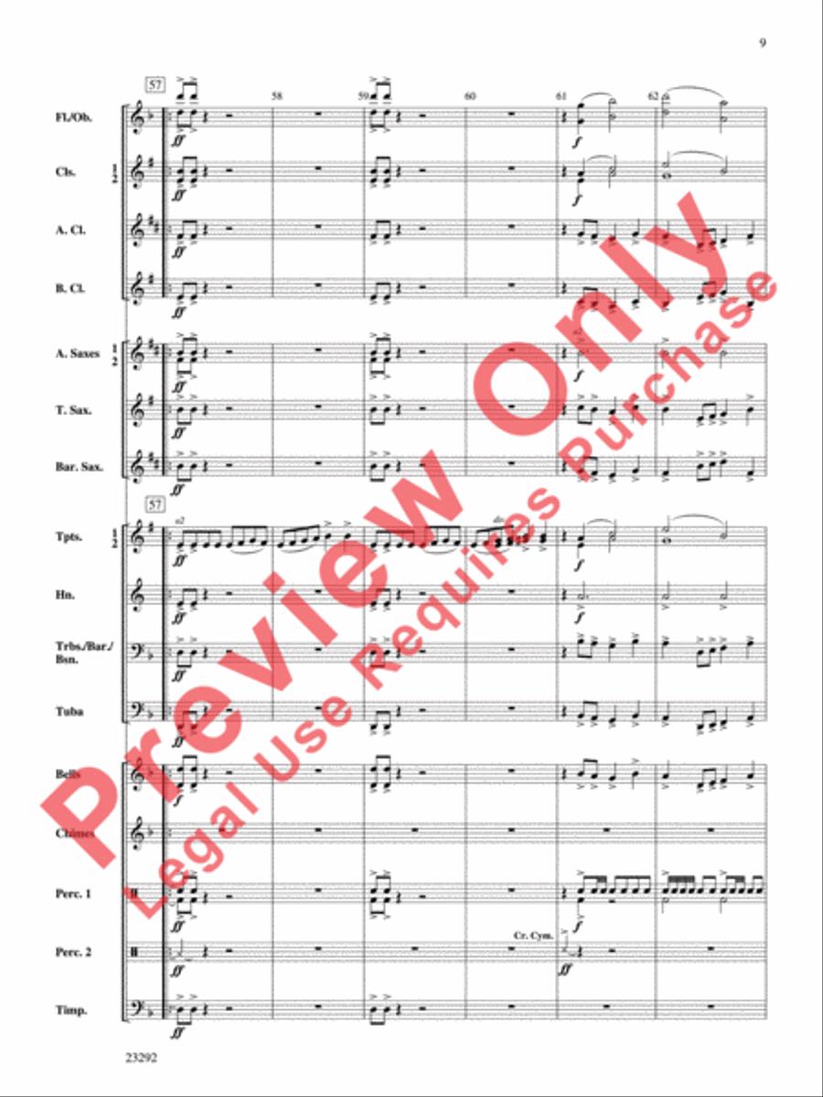 Castles and Dragons Castles and Dragons Concert Band scores gallery preview page 10