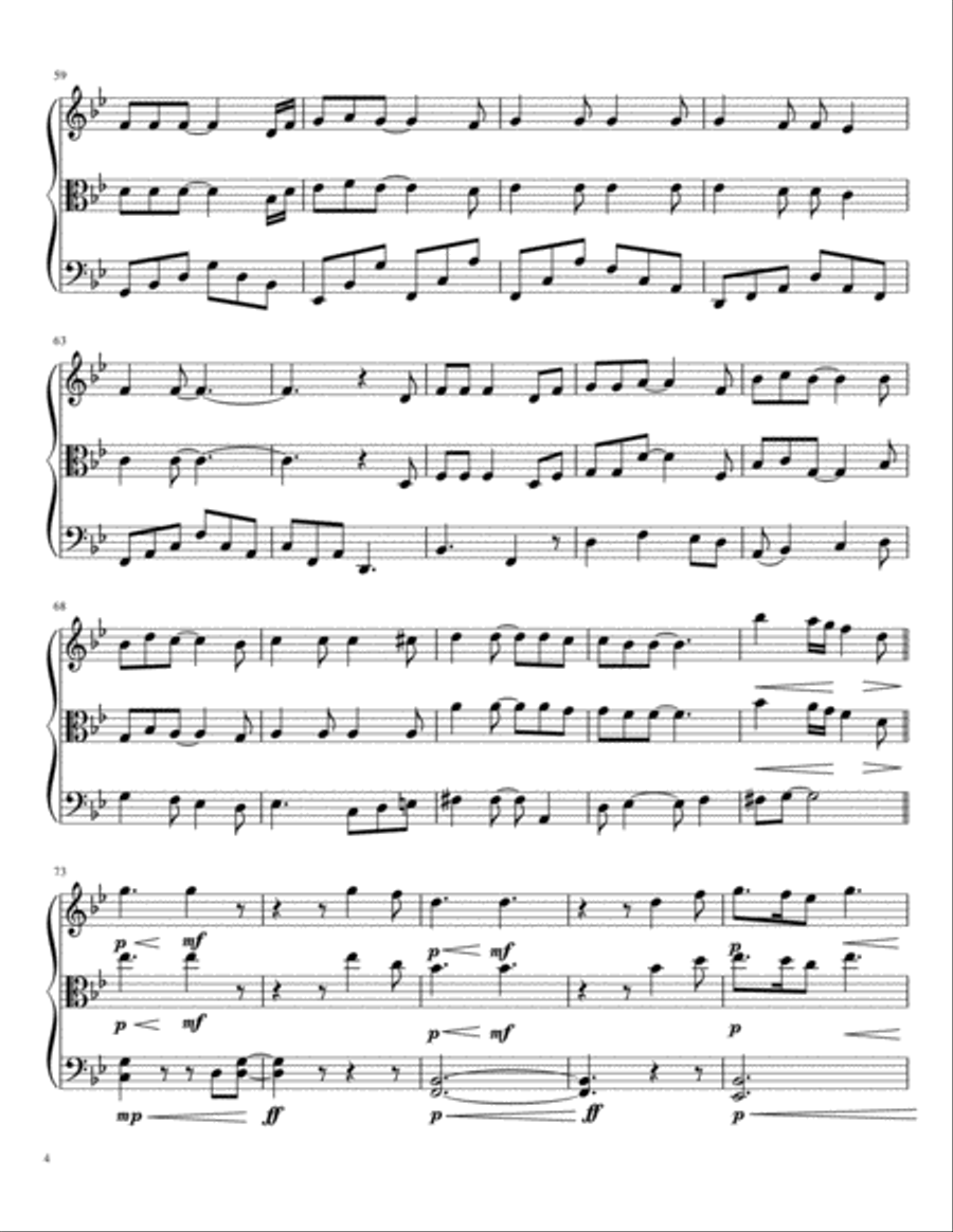 Hallelujah Small Ensemble scores gallery preview page 5