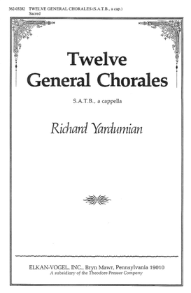 Book cover for Twelve General Chorales
