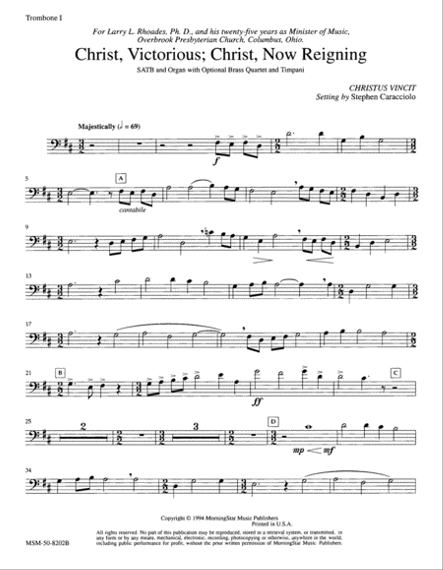 Christ, Victorious: Christ, Now Reigning Choir scores gallery preview page 5