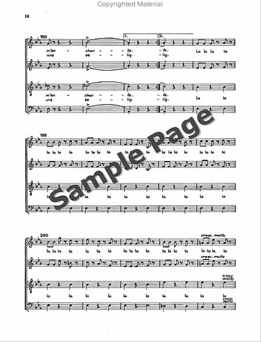 Waltz with Chorus 4-Part scores gallery preview page 15