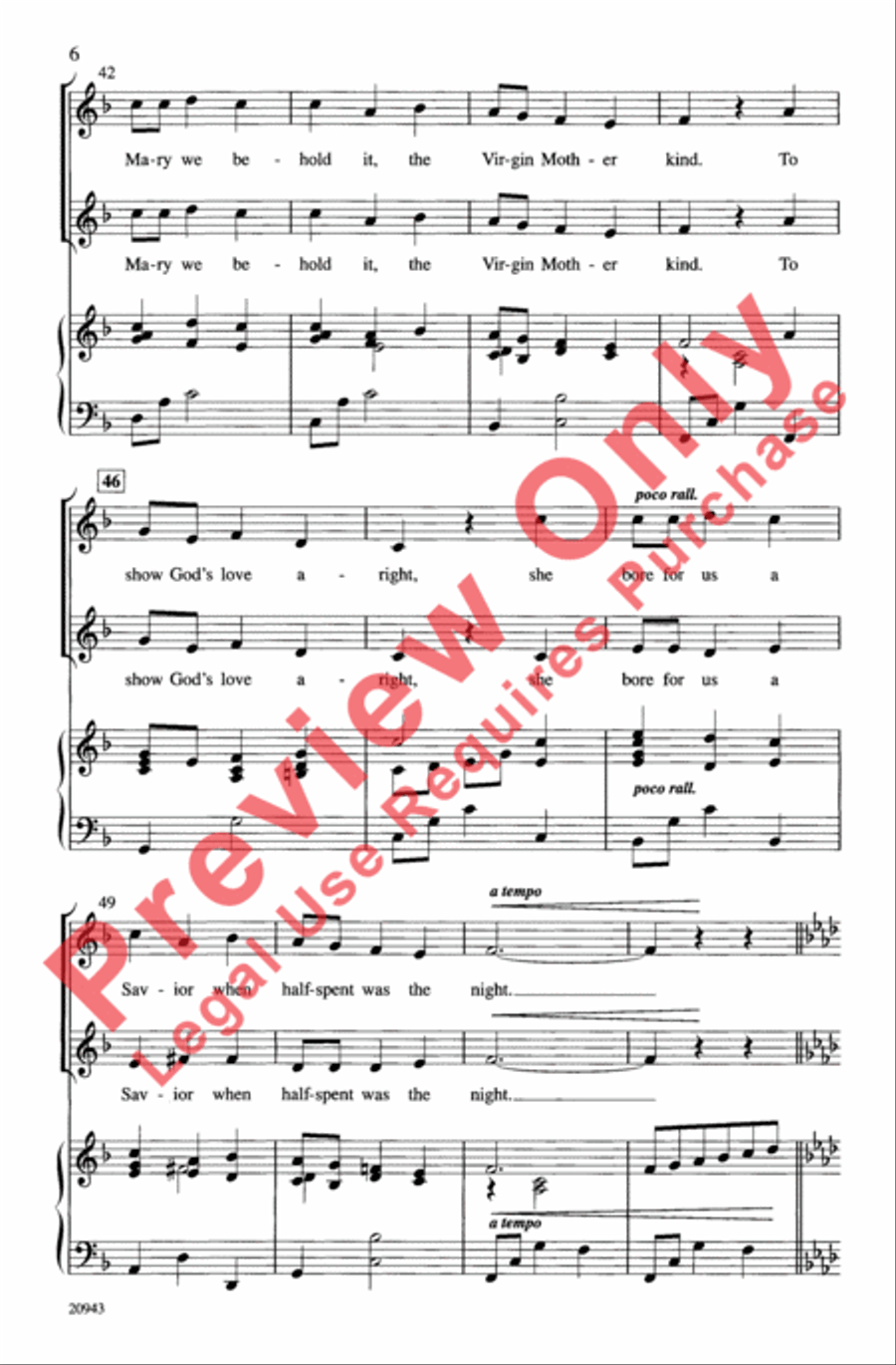 The Rose E'er Blooming The Rose E'er Blooming Unison Choir scores gallery preview page 6