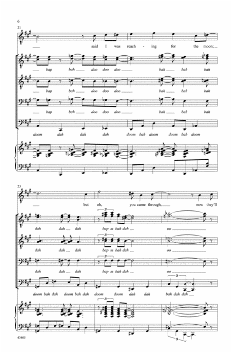 They All Laughed A Cappella scores gallery preview page 5