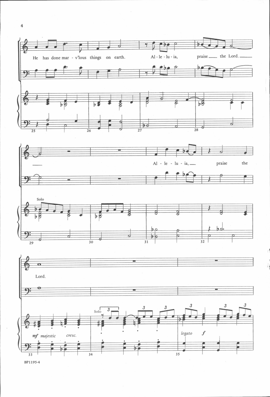 Clap Your Hands - Lokensgard 4-Part scores gallery preview page 4