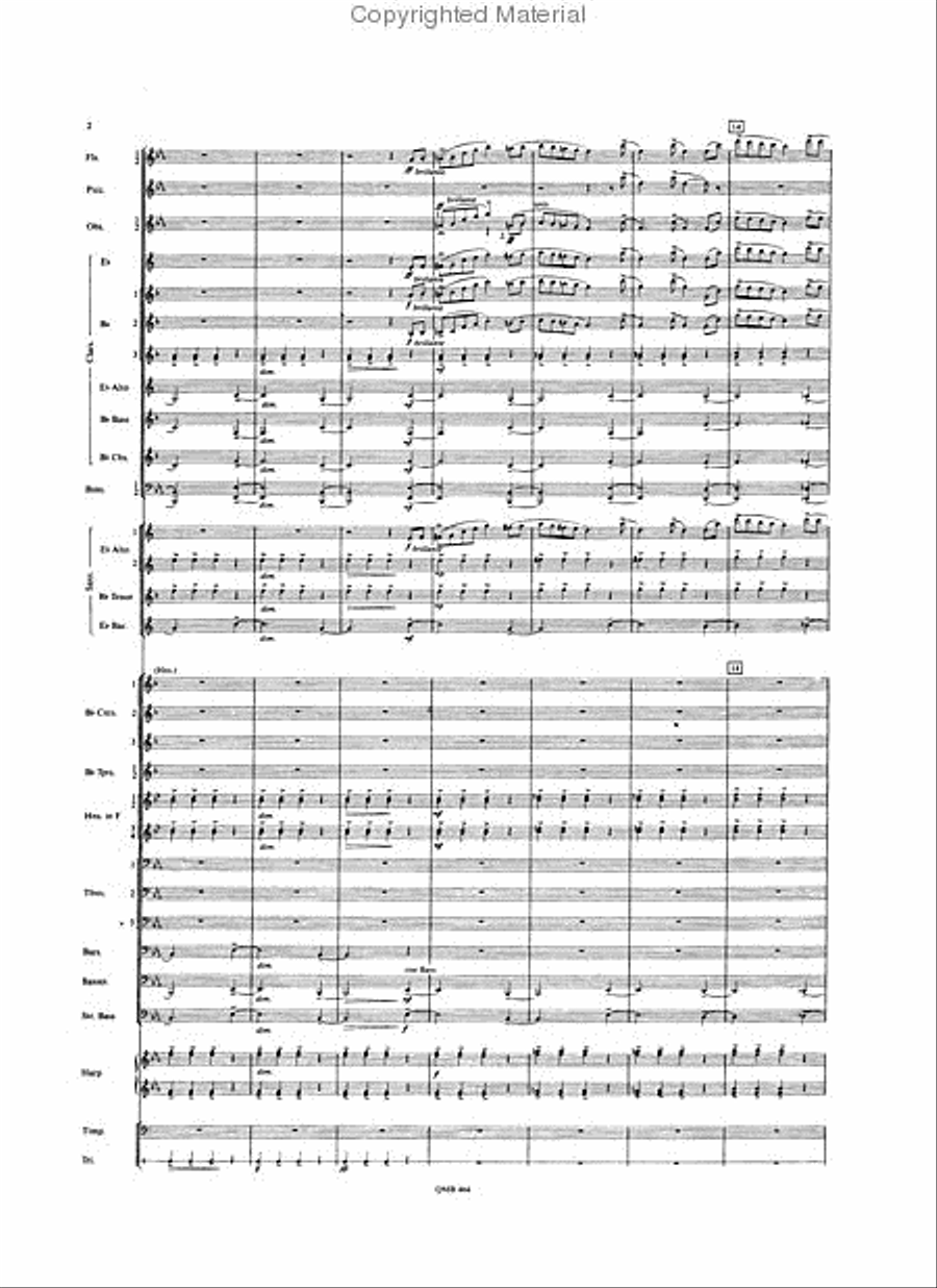 Overture to Candide Concert Band scores gallery preview page 3