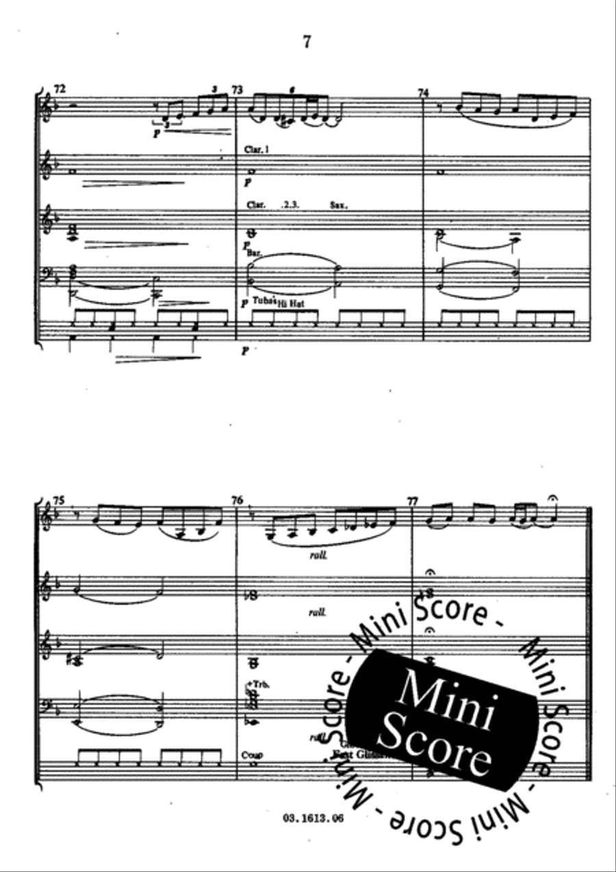 Air Poetique for Horn and Band Concert Band scores gallery preview page 11