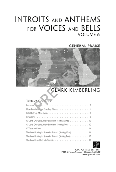 Introits and Anthems for Voices and Bells - Volume 6