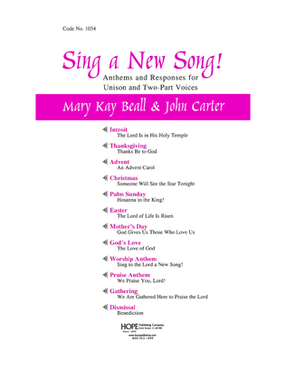 Book cover for Sing a New Song!-Digital Download