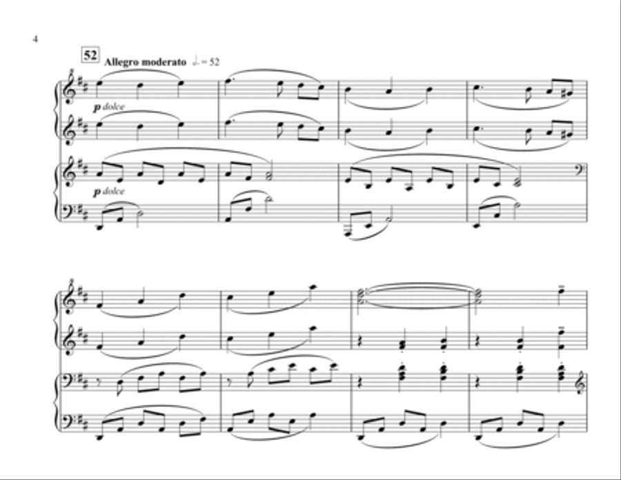 The Carousel Waltz The Carousel Waltz 1 Piano, 4-Hands scores gallery preview page 4