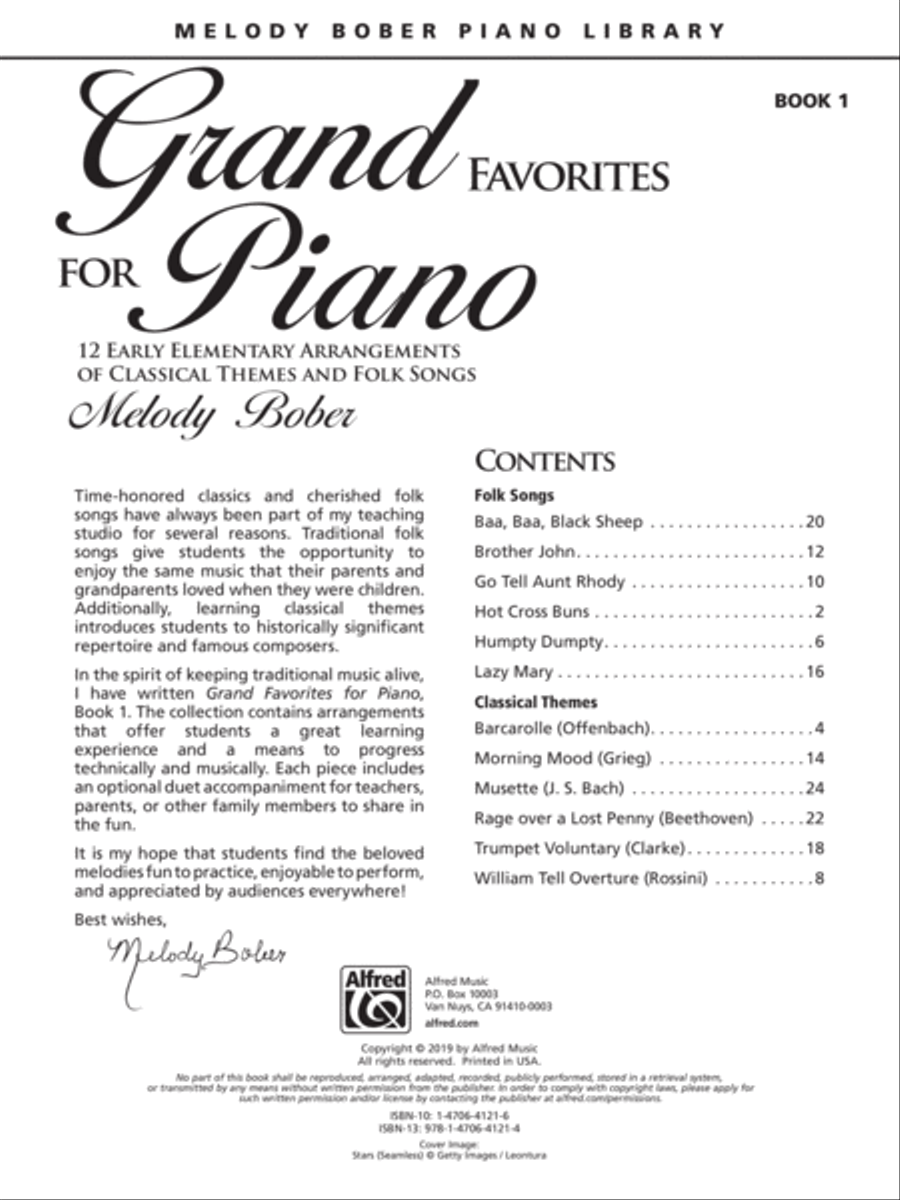 Grand Favorites for Piano