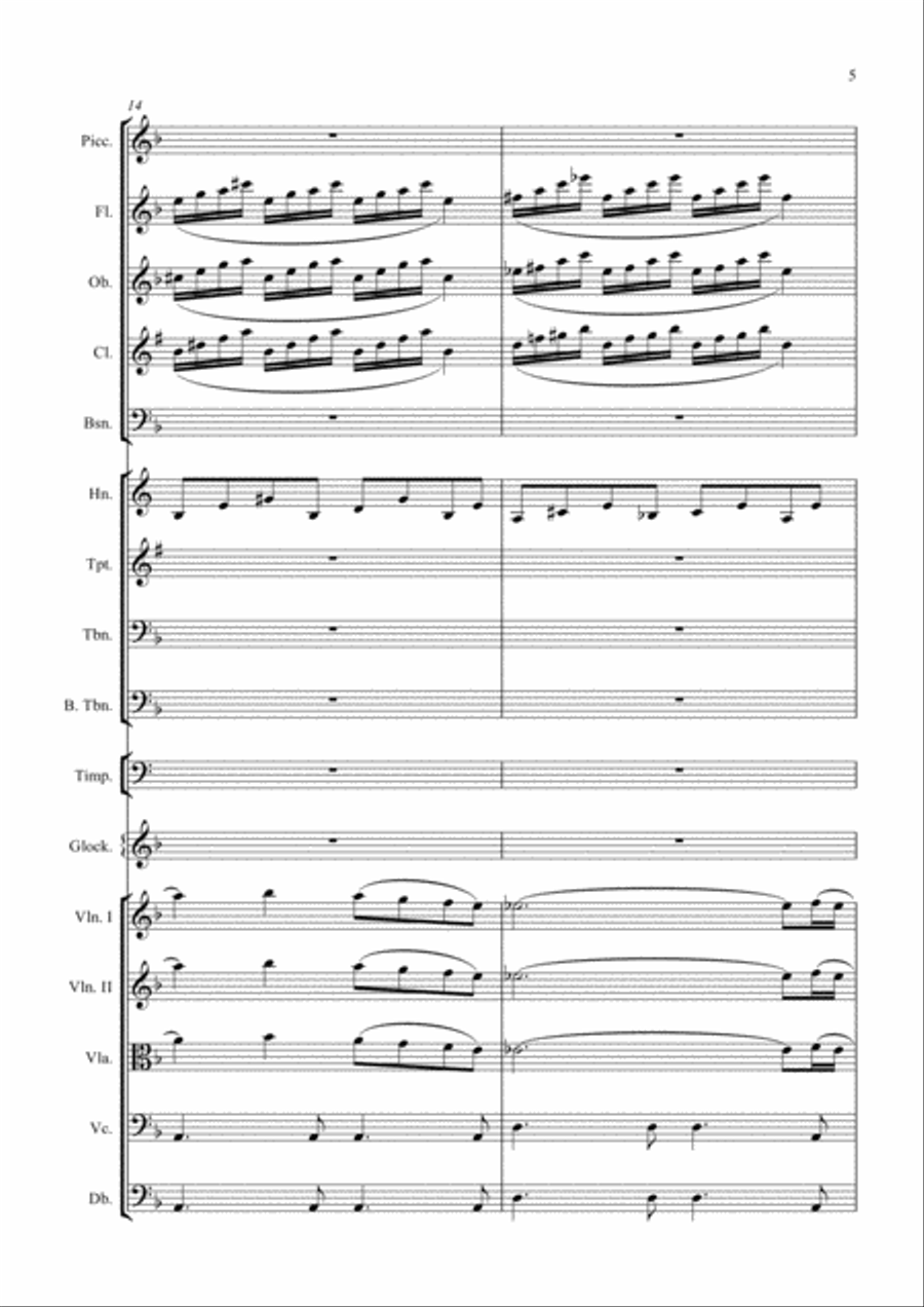 Tangles Full Orchestra scores gallery preview page 5
