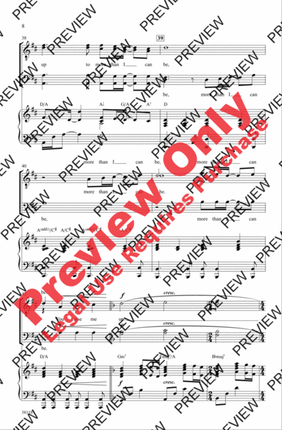 You Raise Me Up You Raise Me Up Men's Choir scores gallery preview page 8