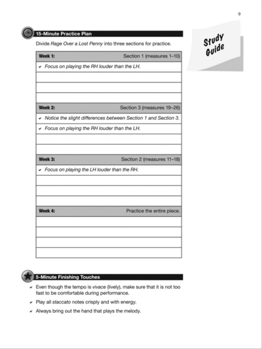 Piano for Busy Teens, Book 1 Piano Solo scores gallery preview page 5
