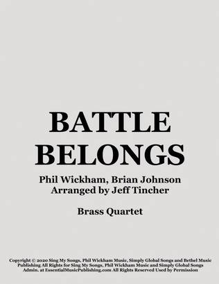 Book cover for Battle Belongs