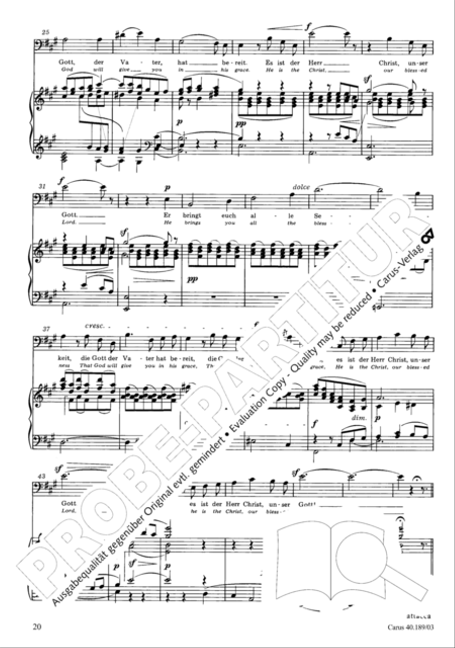 From heav'n on high (Vom Himmel hoch) SSATB scores gallery preview page 21