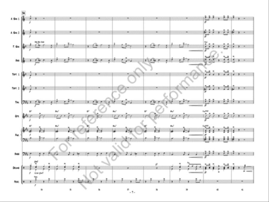 Agent Undercover Jazz Ensemble scores gallery preview page 8