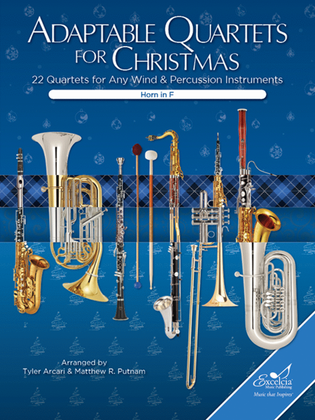 Book cover for Adaptable Quartets for Christmas