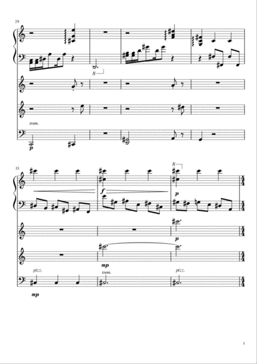 Pièce Small Ensemble scores gallery preview page 5