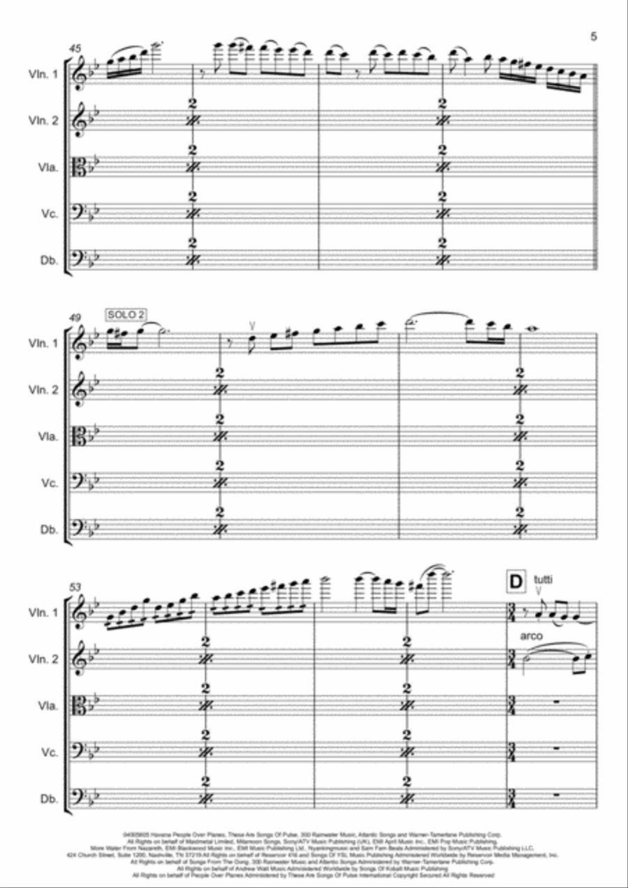 Havana String Orchestra scores gallery preview page 5