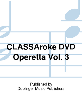 CLASSAroke DVD Operetta Vol. 3