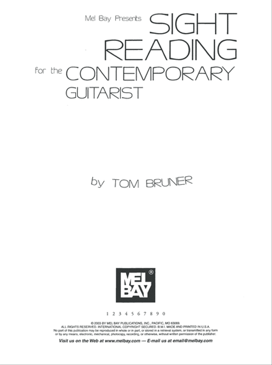 Sight Reading for the Contemporary Guitarist Guitar scores gallery preview page 7