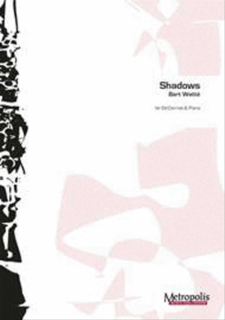 Book cover for Shadows for Eb Clarinet and Piano