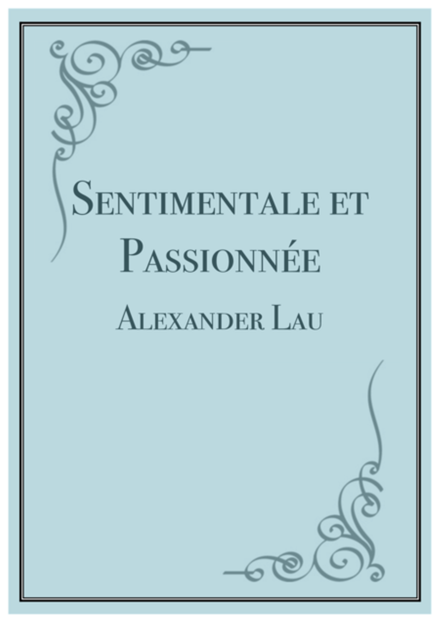Sentimentale et Passionnée Piano Quartet scores gallery preview page 1